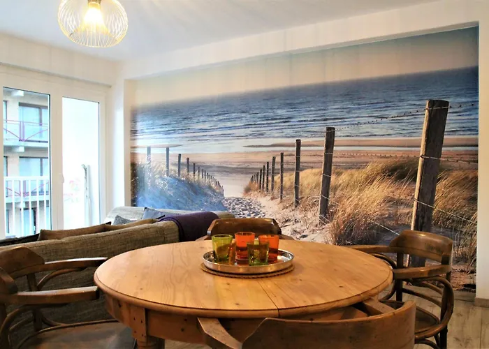 Apartment Cosy Gezellig App Met Aparte Gastenkamer Op 30meter Prive Garage Koksijde