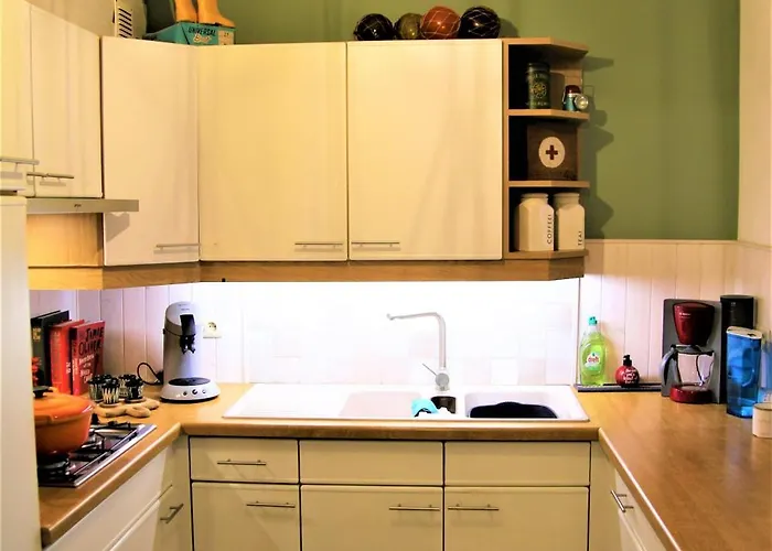 Apartment Cosy Gezellig App Met Aparte Gastenkamer Op 30meter Prive Garage *